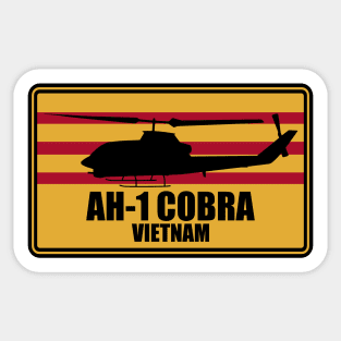 AH-1 Cobra Vietnam Patch (Small logo) Sticker